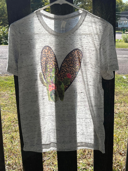 Cheetah Heart T-Shirt