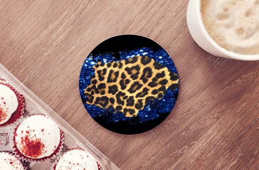 Gilt Glitter Car Coasters