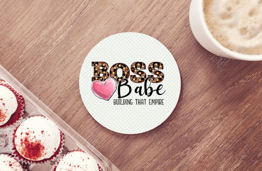 Boss Babe Car Coasters