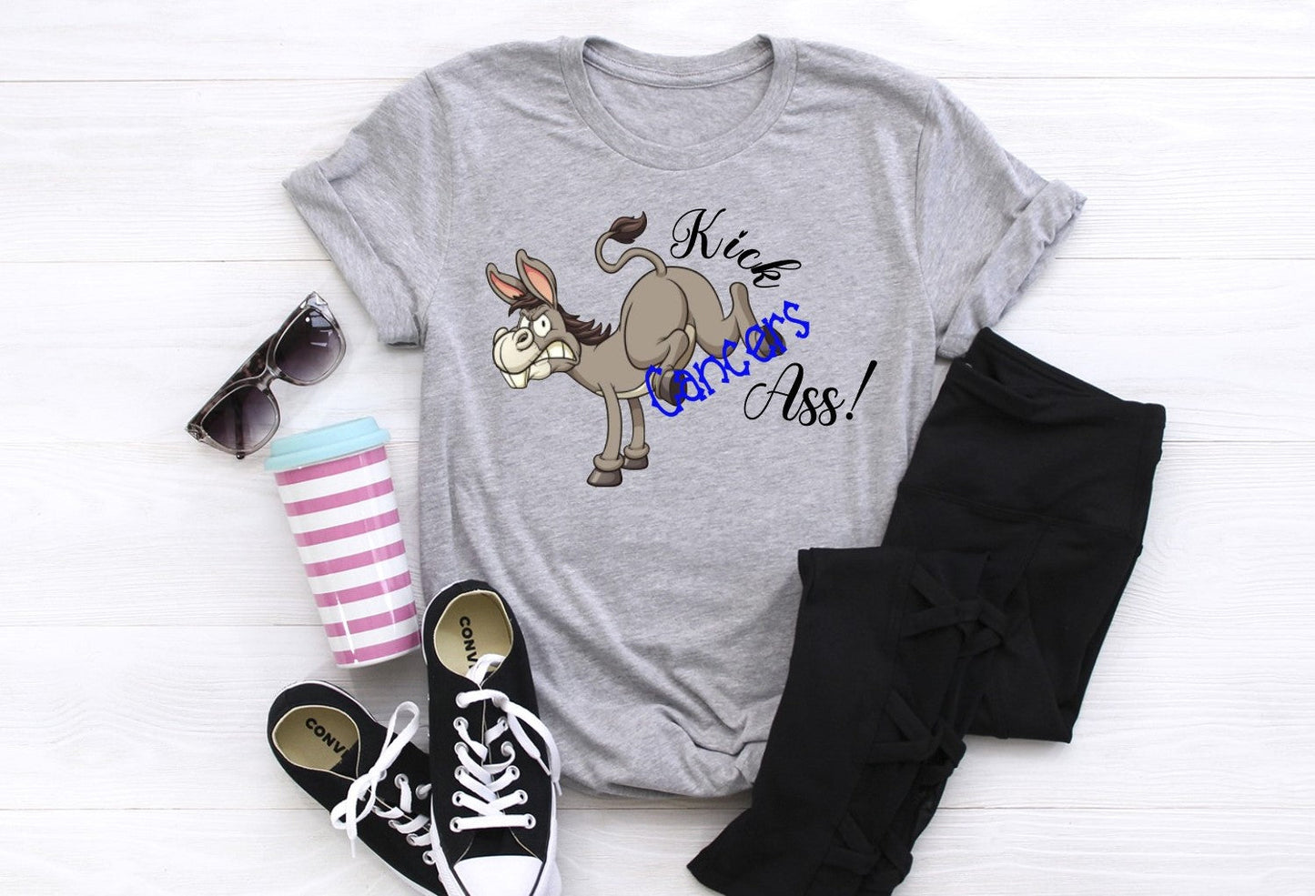 Donkey Kick Cancer Sweatshirt