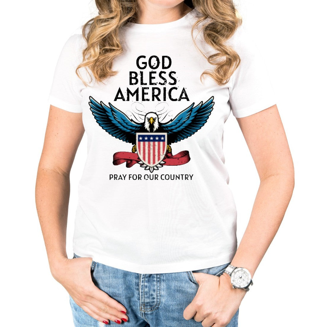 God Bless America Pray for Our Country Sweatshirt